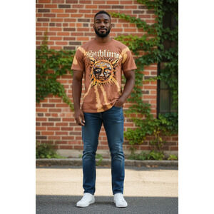 NWOT Sublime Band Sun Logo Graphic T Shirt Tie-Dye Size: Large